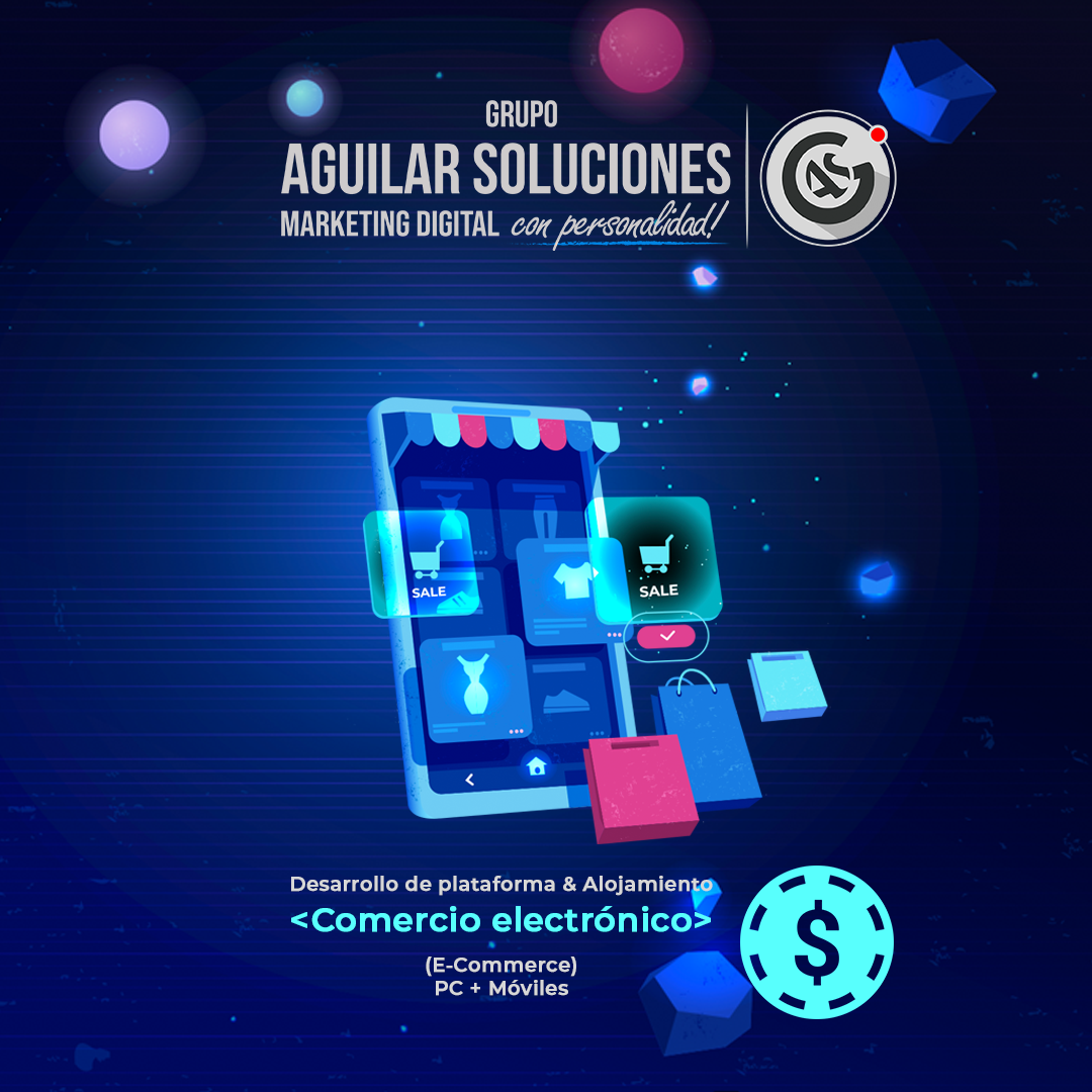 Servicios de E-Commerce — Grupo Aguilar Soluciones El Salvador